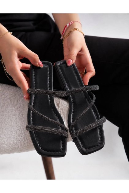 Comfortable Sole Women's Orthopedic Sole 7mm Sponge and Two Stones Evening Dress Slippers