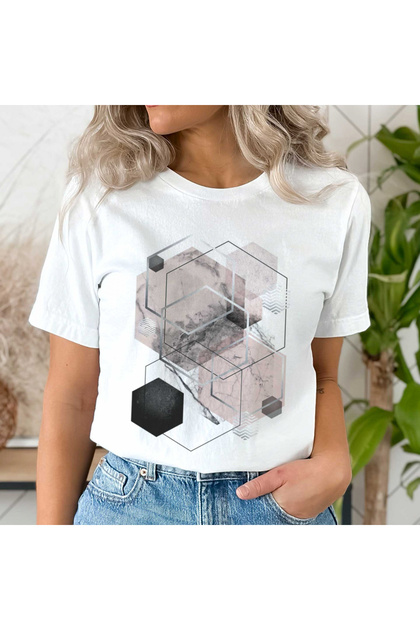 Tricou Forme de Marmură