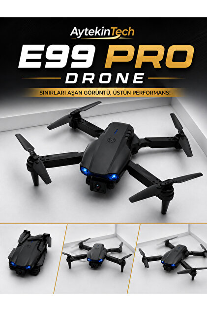 E99 Pro Katlanabilir Kameralı Drone HD Kamera Uzaktan Kumandalı Drone