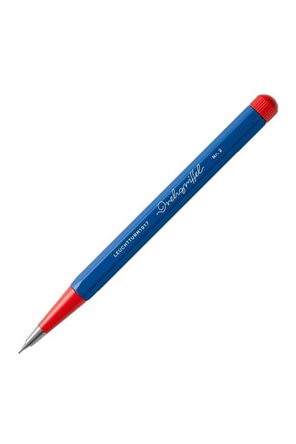 Leuchtturm 1917 x Bauhaus Drehgriffel Nr.2 Mekanik Uçlu Kalem Royal Blue/Red 371285