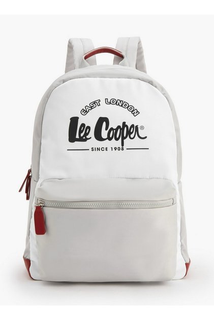 Logo Print Backpack with Front Pocket