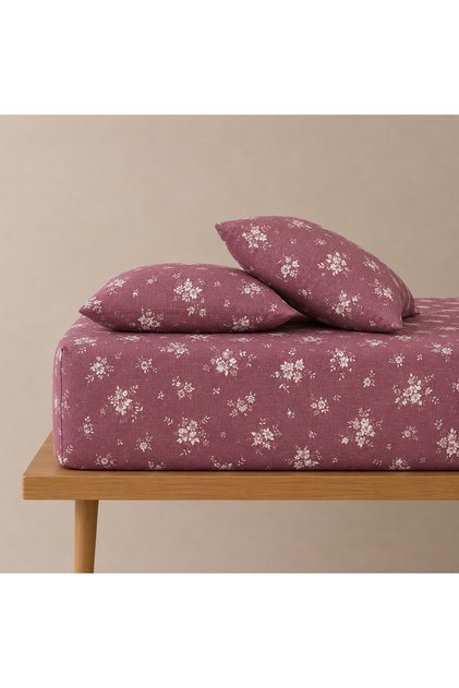 Fabric Elastic Bed Sheet Set for Padded Beds (Corner Depth 28-30 cm) Please Choose the Size before Ordering!...