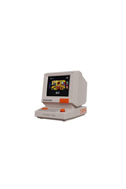 MiniToo Retro Pixel Bluetooth Speaker - White