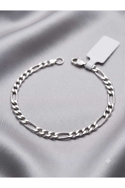 Vanguard Stoneless Figaro Men's Bracelet
