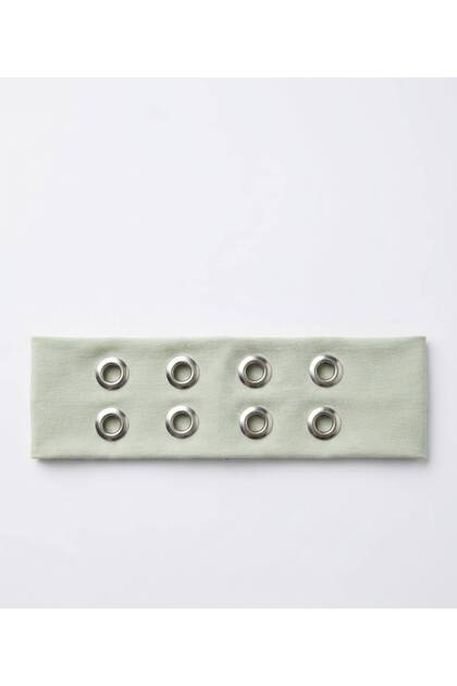 Metal Studded Perforated Y2K Pinterest Cotton Stretchy Soft Hair Band Punk Bandana 6.5cm