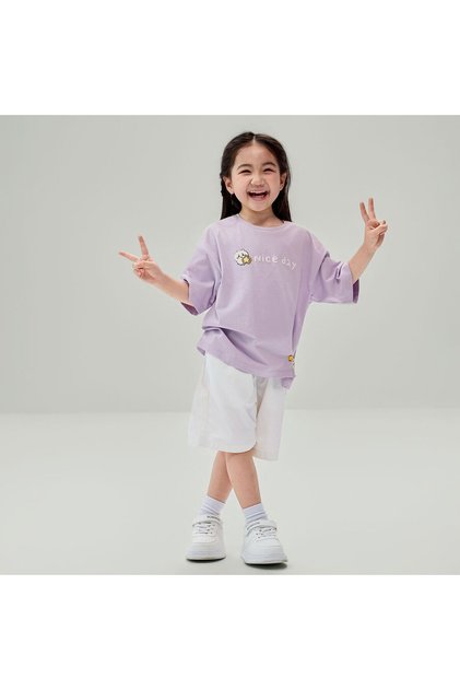 Kids' Chiikawa Orchid Petal Magic Print Tee