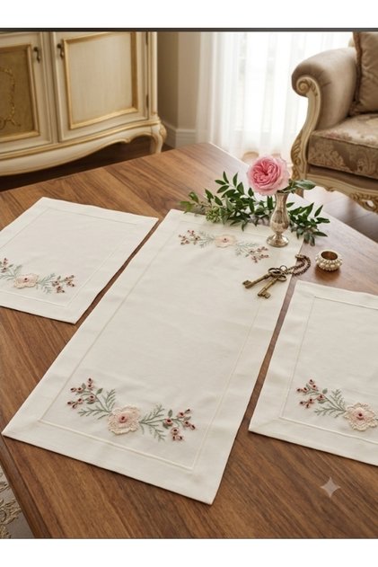 Rokoko ve Makine Nakışlı Oda Takımı