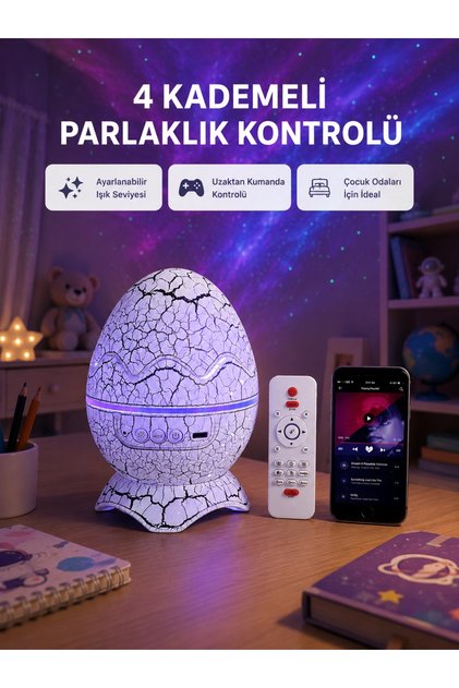 Galaxy Effect Dinosaur Egg Projector – High Resolution