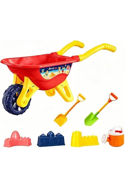 Beach Toys for Kids Toddlers, Sand Bucket and Shovels Set ,Travel Sand Castle Building Kit, Sandbox