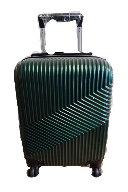 Troler de cabină pentru avion economic VERDE 55x35x22 ABS rezistent, bagaj de mână