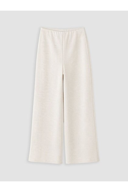 Lcw Kids Beige Elastic Waist Girls' Trousers