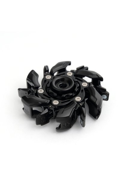 Premium Black Metal Gear Fidget Spinner – Heavy Duty Stress Relief Toy for Adults & Teens | Smooth