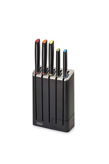Elevate™ SlimBlock 5'li Bıçak Seti ve Bileyici Çok Renkli