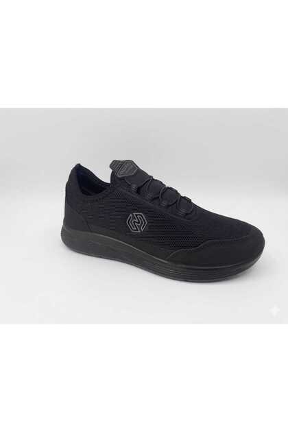 road friend Black Men's Laceless Sports Shoes Orthopedic