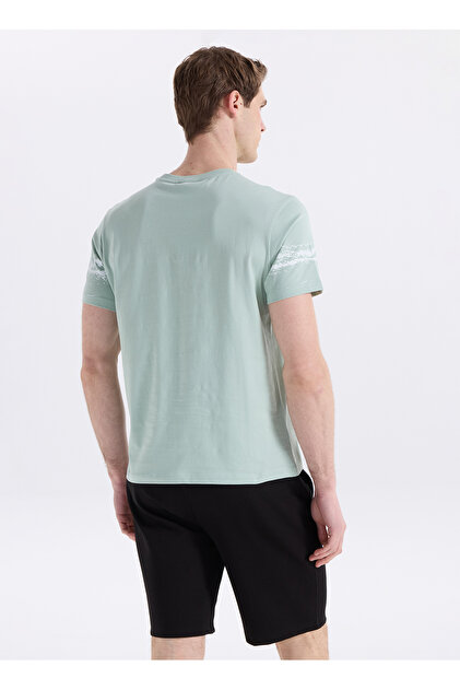 Discovery Expedition D6SM-TST3783 Mint Bisiklet Yaka Relaxed Fit