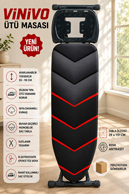 Devecioğlu Harbinger MM395 EliteBoard Ütü Masası - Fiyatı, Yorumları
