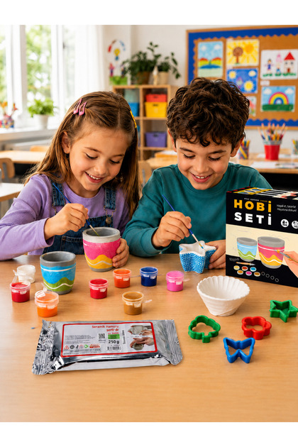 Zet Zeka Hobi Seti Alçı Boyama Çiftli 5+ Yaş 1+ Oyuncu - Fiyatı