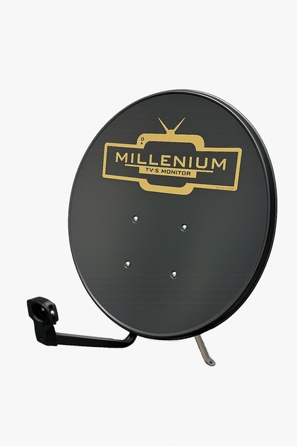 70cm 0.60mm Off - Set Çanak Anten Siyah