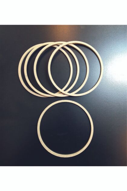 Ham Mdf Vidasız 5 Adet Kasnak Seti 16.5cm (1cm En )