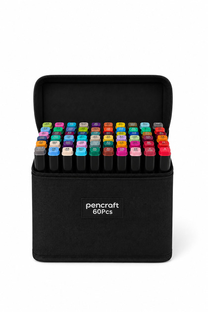 Genel Markalar MONA LISA TM1-12 TOUCHBLACK ÇİFT UÇLU MARKER SAPLI