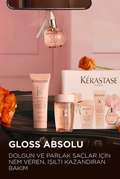 Kerastase Gloss Absolu Parlaklık Veren Üçlü Saç Bakım Seti
