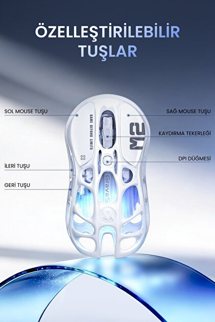 Gravastar Mercury M2 Rgb 26.000 Dpi Optik Gaming Mouse, Kablosuz