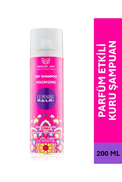 Feminine Aura Dolgunlaştırıcı Hacim Veren Kuru Şampuan 200 ml Yasemin Kokulu Saç Parfümü Etkili