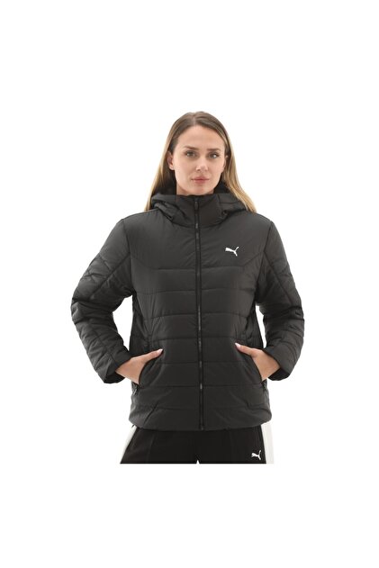 Puma 685231-01 Ess Hooded Padded Jacket Kadın Mont Siyah - Fiyatı