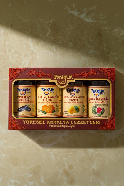 Şekeri Meyveden Reçel Seti (290 gr*4 adet)