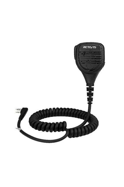 RETEVIS 1Pc Mic Retevis RS-112 IP54 Waterproof Remote Mic Speaker Microphone PTT for Kenwood Baofeng
