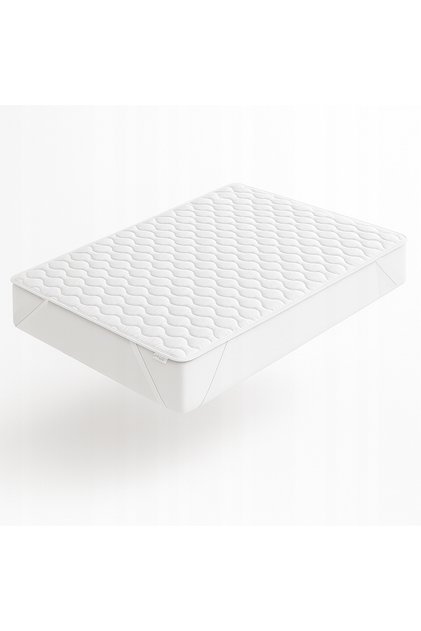 Topper de saltea, KONEY, Fibră de silicon, Confort matlasat moale, 80x200cm, Alb