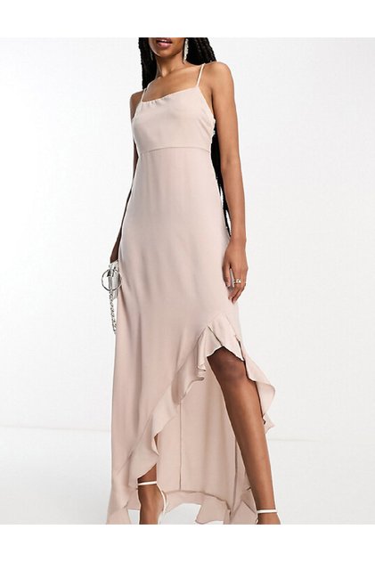 Rochie lunga, Roz pudra