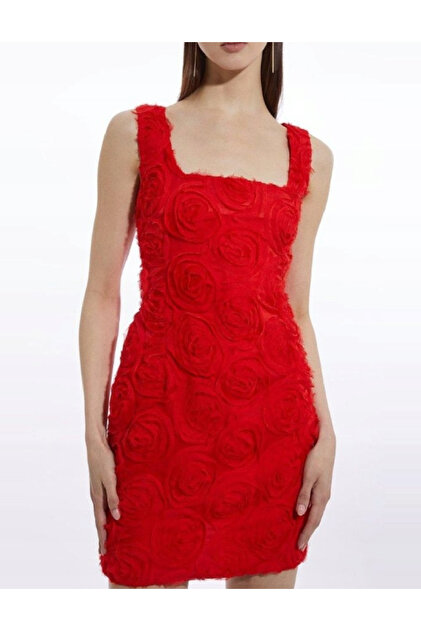 Rochie scurta, Rosu