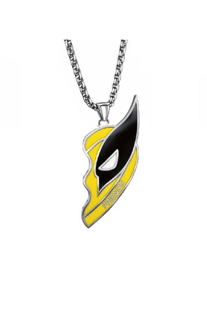 Deadpool & Wolverine Superhero Movie Best Friends Necklace Single Wolverine