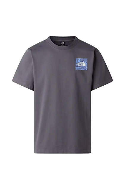 The North Face Mountain Escape Relaxed Erkek Gri Outdoor T-Shirt