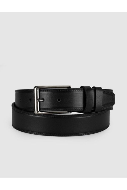 Genuine Dana Leather Black Classic Men's Belt