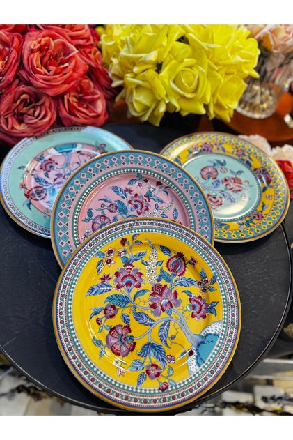 ESTERHOMEDECOR 8’li Porselen pasta tabağı 20cm