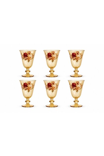 ROSE 6'LI AYAKLI KADEH