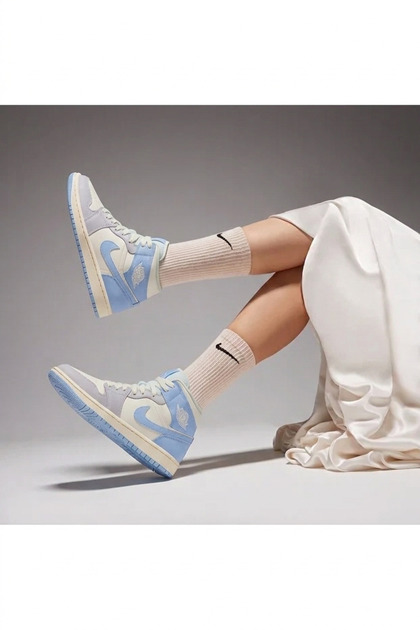 Nike Air Jordan 1 Mid 'Psychic Blue' (Sportnational) - Fiyatı