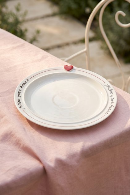 Cuore Porcelain Plate - 27 cm