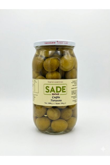 Sade Gurme Çağla Turşusu 1000 cc