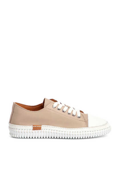 Tergan Vizon Hakiki Deri Kadın Sneaker - K4MEAY068703-A44 - Fiyatı