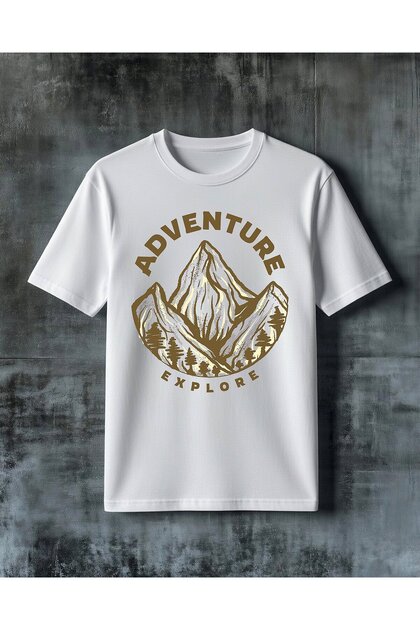 تي شيرت مطبوع كبير الحجم من Adventure Explore