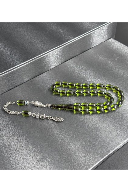 Baked Fire Amber Prayer Beads Special Design with Tassel