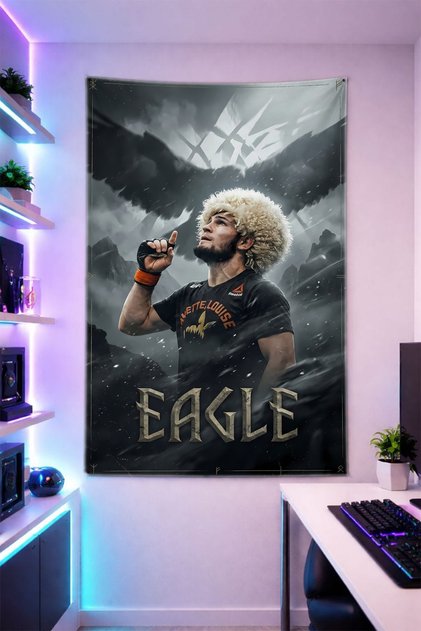 Ufc-K6 Wall Covering Brilliant Quality Fabric Room Decor Tapestry Wall Carpet Gaming