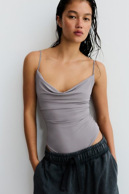 Drapeli askılı body