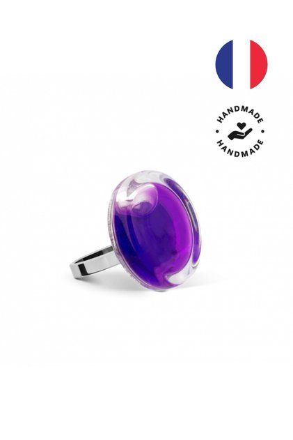Glass Ring - Cachou - Nano Transparent