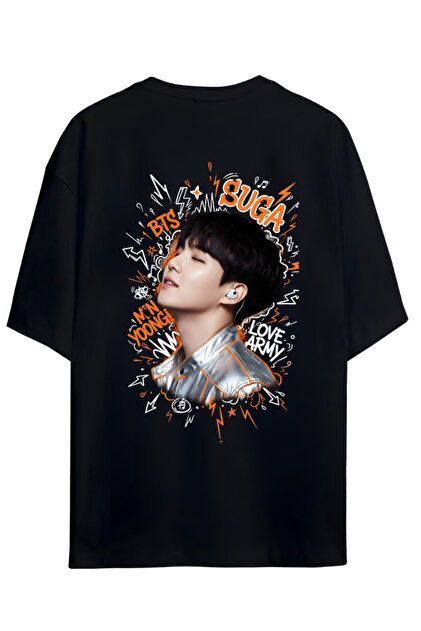 BTS グラフィックプリント Tシャツ Grafftee Clothing BTS K-Pop Yazılı 