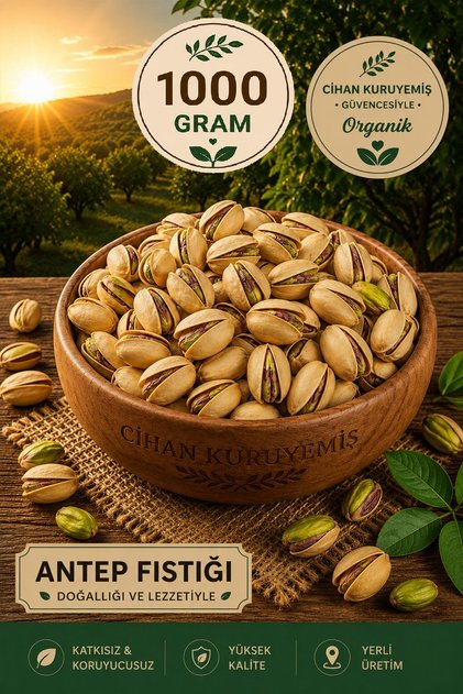 1000gr. Kavrulmuş Antep Fıstığı