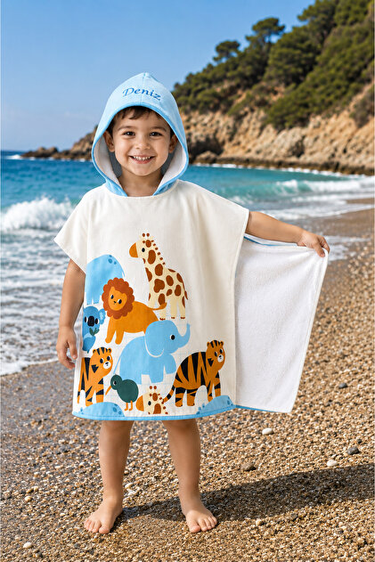 minilee children's happiness Safari Dostları - İsimli Çocuk